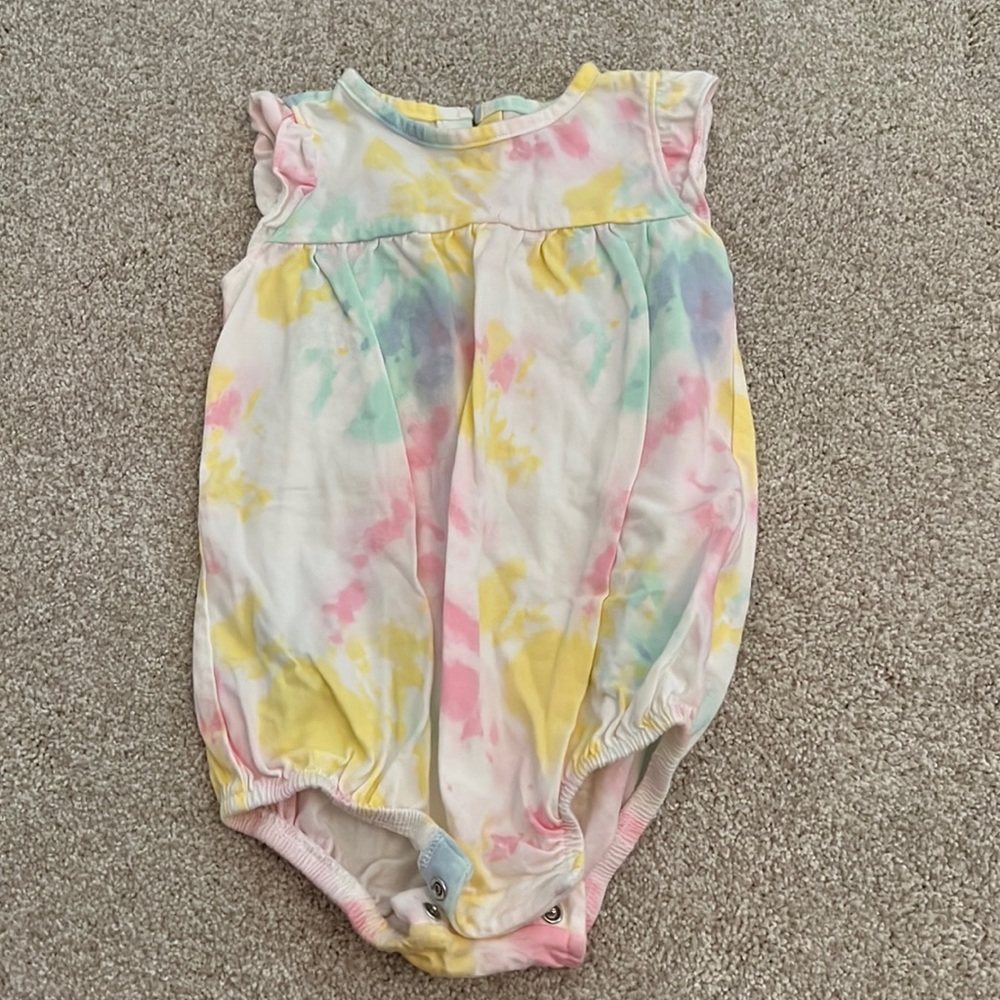 old navy cotton tye-dye bubble 18-24 mo baby girl